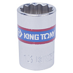 Головка торцевая стандартная двенадцатигранная 3/8'', 13 мм KING TONY 333013M купить по цене 130 ₽ в интернет магазине ТЕХСАД