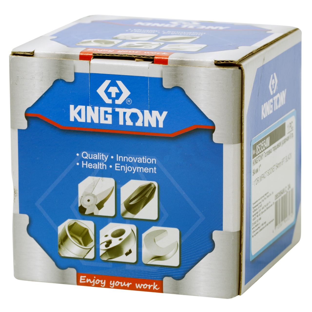 Головка торцевая ударная шестигранная 1'', 54 мм KING TONY 853554M купить по цене 3 650 ₽ в интернет магазине ТЕХСАД