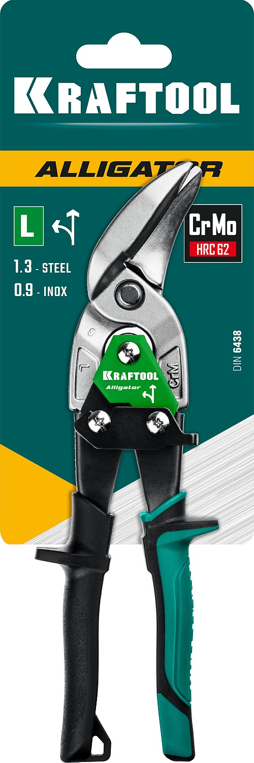 KRAFTOOL 250 мм, левые усиленные ножницы по металлу с выносом Alligator 2328-OL купить по цене 2&nbsp;160 ₽ в интернет магазине ТЕХСАД
