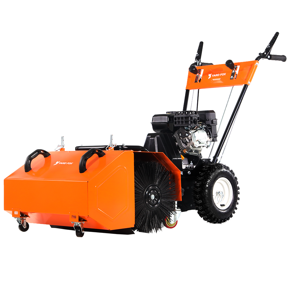 Бензиновая самоходная подметальная машина YARD FOX 600SL купить по цене 69 990 ₽ в интернет магазине ТЕХСАД