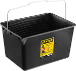 STAYER 12 л, 20x25x35 см, пластмассовое, ведро малярное 06092-12 купить по цене 410 ₽ в интернет магазине ТЕХСАД