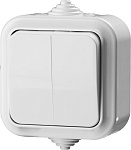 STAYER 220В, белый, двухклавишный, выключатель ''MAXIMA'' 54302-W купить по цене 187 ₽ в интернет магазине ТЕХСАД