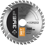 ЗУБР Ø 200 x 32 мм, 36T, диск пильный по дереву 36851-200-32-36 Профессионал купить по цене 1 088 ₽ в интернет магазине ТЕХСАД