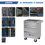Набор инструментов ''UNION'' в серой тележке, 173 предмета KING TONY 932-000AMG купить по цене 110 700 ₽ в интернет магазине ТЕХСАД