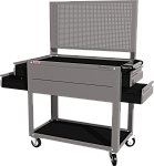 Тележка открытая, 2 полки и 4 ящика, серая FERRUM 02.224P-9007 купить по цене 20 520 ₽ в интернет магазине ТЕХСАД