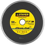 STAYER Ø 180х22.2 мм, алмазный, сплошной, круг отрезной для УШМ CERAMO 3664-180_z01 Professional купить по цене 594 ₽ в интернет магазине ТЕХСАД