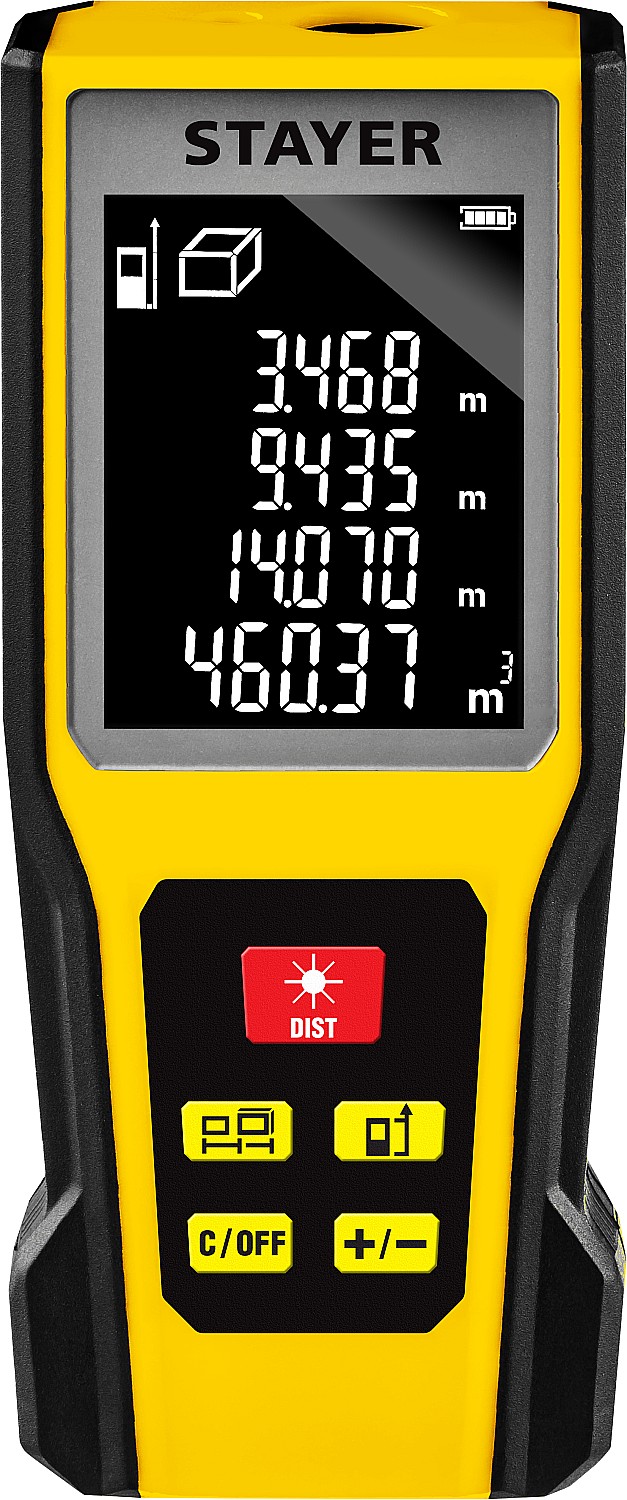 STAYER дальность 60 м, 5 функций, лазерный дальномер 34957_z01 Professional купить по цене 4 030 ₽ в интернет магазине ТЕХСАД