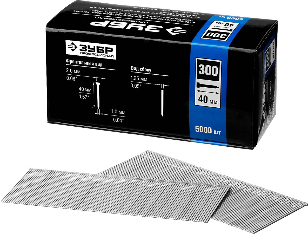 ЗУБР гвозди тип 300, 40 мм, гвозди особотвердые 31830-40 Профессионал ЗУБР гвозди тип 300, 40 мм, гвозди особотвердые 31830-40 Профессионал купить по цене 1 250 ₽ в интернет магазине ТЕХСАД