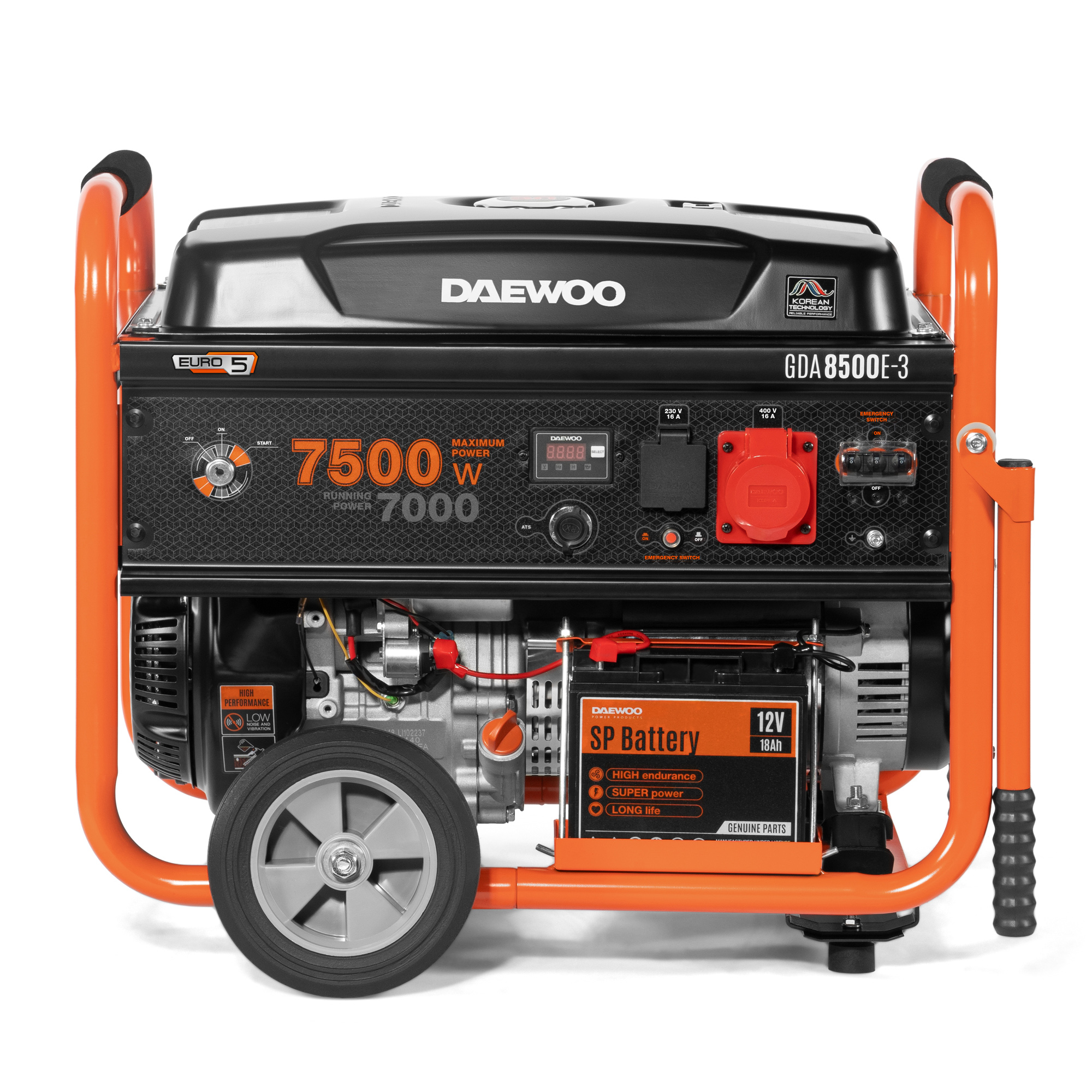 Бензиновый генератор DAEWOO GDA 8500E-3 Бензиновый генератор DAEWOO GDA 8500E-3 купить по цене 99 990 ₽ в интернет магазине ТЕХСАД