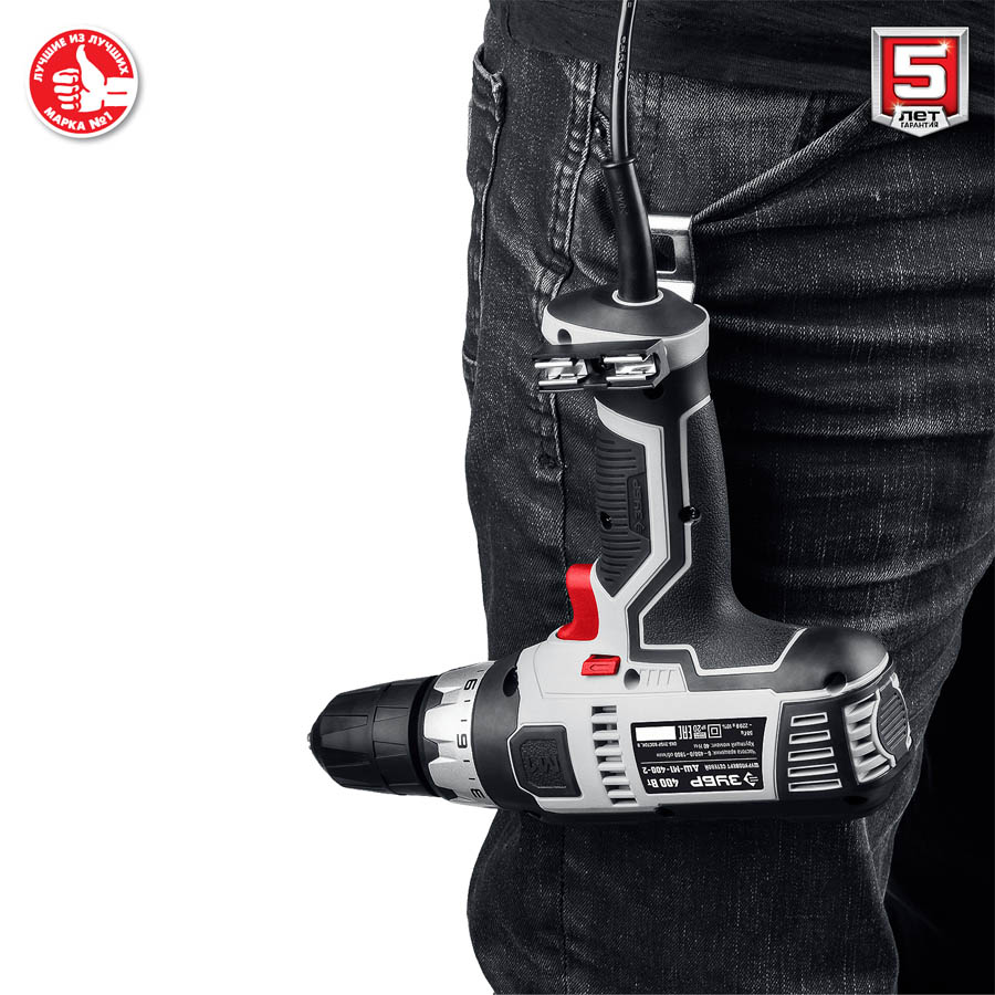 ЗУБР 400 Вт, 0-750 об/мин, дрель-шуруповерт сетевая ДШ-М1-400 Мастер купить по цене 3&nbsp;500 ₽ в интернет магазине ТЕХСАД