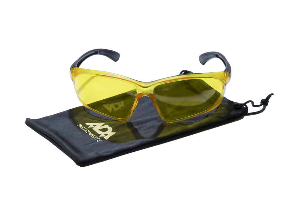 Желтые защитные очки ADA VISOR CONTRAST купить по цене 350 ₽ в интернет магазине ТЕХСАД