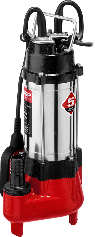 ЗУБР 250 Вт, 150 л/мин, насос фекальный погружной для загрязненной воды НПФ-250 купить по цене 9 720 ₽ в интернет магазине ТЕХСАД