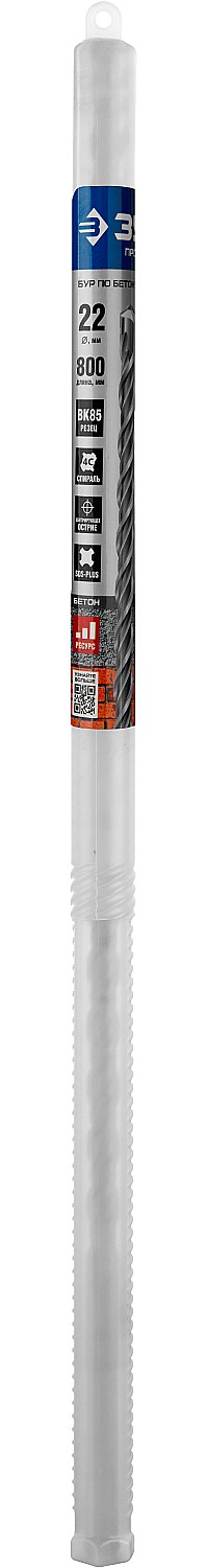 ЗУБР  22 x 800 мм, SDS-Plus, бур по бетону 29314-800-22_z01 Профессионал купить по цене 1 672 ₽ в интернет магазине ТЕХСАД