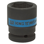 Головка торцевая ударная шестигранная 3/4'', 32 мм KING TONY 653532M купить по цене 1 090 ₽ в интернет магазине ТЕХСАД