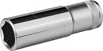 KRAFTOOL 1/2'', 17 мм, Cr-V сталь, хромированная, торцовая головка удлиненная 27807-17_z01 купить по цене 380 ₽ в интернет магазине ТЕХСАД