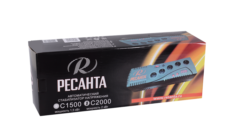 Стабилизатор напряжения РЕСАНТА С2000 купить по цене 6&nbsp;290 ₽ в интернет магазине ТЕХСАД
