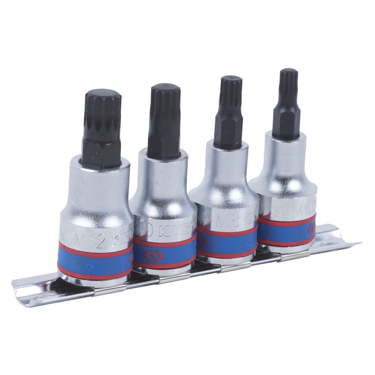 Набор торцевых насадок 1/2'', Spline, М6-М12, L = 80 мм, 4 предмета KING TONY 4126PR купить по цене 1 570 ₽ в интернет магазине ТЕХСАД