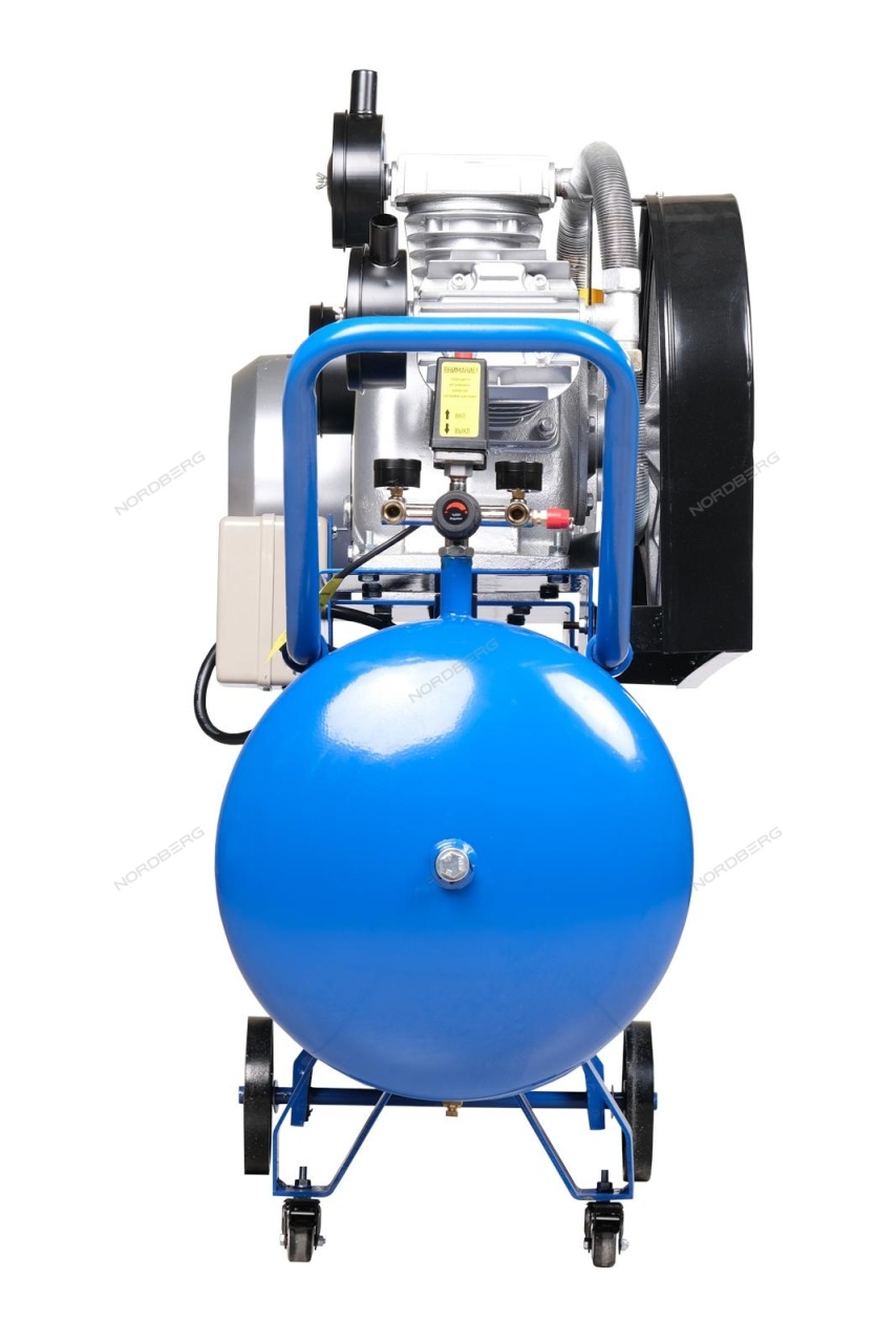 Компрессор поршневой, ременной NORDBERG NCE200/810 купить по цене 110 794 ₽ в интернет магазине ТЕХСАД