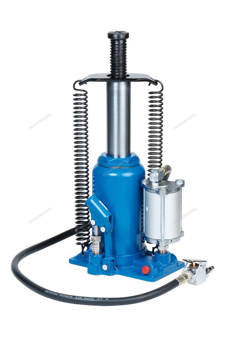 Домкрат бутылочный пневмогидравлический 20 т NORDBERG N3320L купить по цене 11&nbsp;576 ₽ в интернет магазине ТЕХСАД