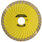 STAYER Ø 105х22.2 мм, алмазный, сегментный, круг отрезной для УШМ TURBO-Plus 3663-105 купить по цене 85 ₽ в интернет магазине ТЕХСАД