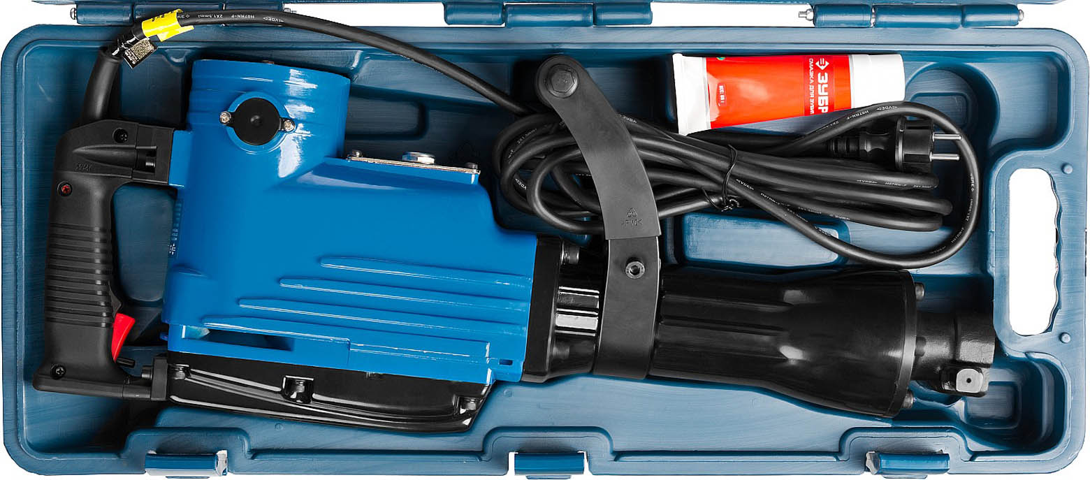 ЗУБР 1700 Вт, 1400 уд/мин, 40 Дж, кейс, бетонолом электрический ЗМ-40-1700 К Профессионал купить по цене 37&nbsp;930 ₽ в интернет магазине ТЕХСАД