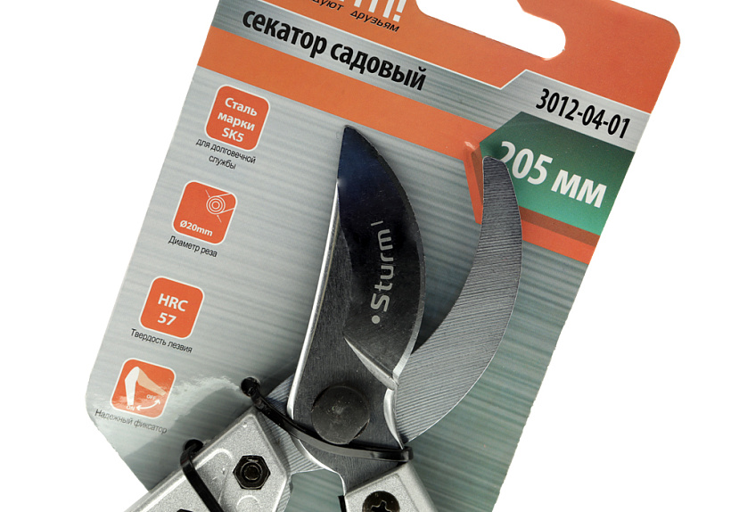 Секатор Sturm! 3012-04-01 купить по цене 1 060 ₽ в интернет магазине ТЕХСАД