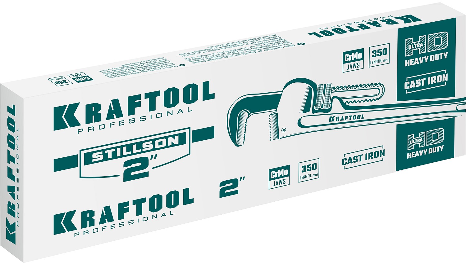 KRAFTOOL 2''/350 мм ключ трубный разводной 2727-35 купить по цене 1 370 ₽ в интернет магазине ТЕХСАД