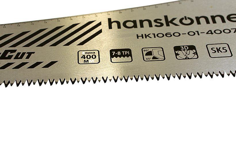 Ножовка по дереву Hanskonner HK1060-01-4007 купить по цене 1 110 ₽ в интернет магазине ТЕХСАД