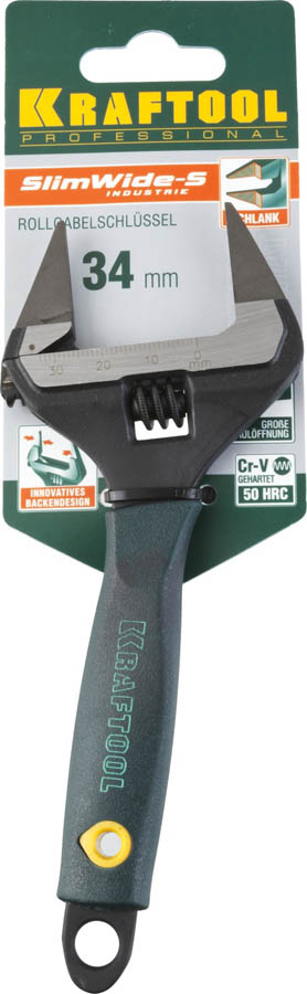 KRAFTOOL 150/34 мм, Cr-V, ключ разводной SlimWide-S 27263-15 KRAFTOOL 150/34 мм, Cr-V, ключ разводной SlimWide-S 27263-15 купить по цене 2 260 ₽ в интернет магазине ТЕХСАД