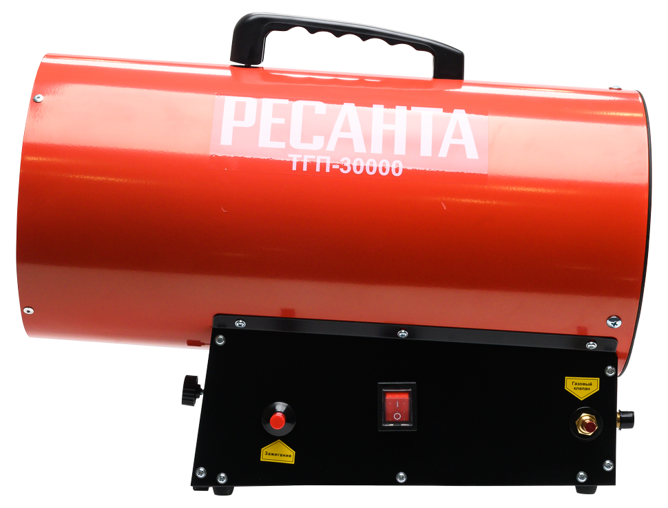 Газовая тепловая пушка РЕСАНТА ТГП-30000 купить по цене 11 390 ₽ в интернет магазине ТЕХСАД