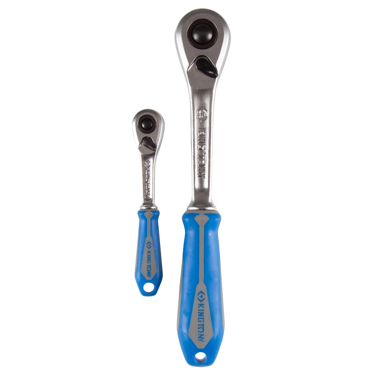 Набор трещоток 1/4'', 1/2'', 90 зубцов, флажковых с кнопкой, 2 предмета KING TONY 7773GS купить по цене 4 620 ₽ в интернет магазине ТЕХСАД