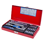 Набор торцевых головок с принадлежностями 1/4'', шестигранные, 4-13 мм, 31 предмет KING TONY 2531MR купить по цене 5 150 ₽ в интернет магазине ТЕХСАД