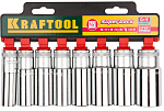 KRAFTOOL 11 шт., набор торцовых головок 27865-H8_z01 купить по цене 1 840 ₽ в интернет магазине ТЕХСАД