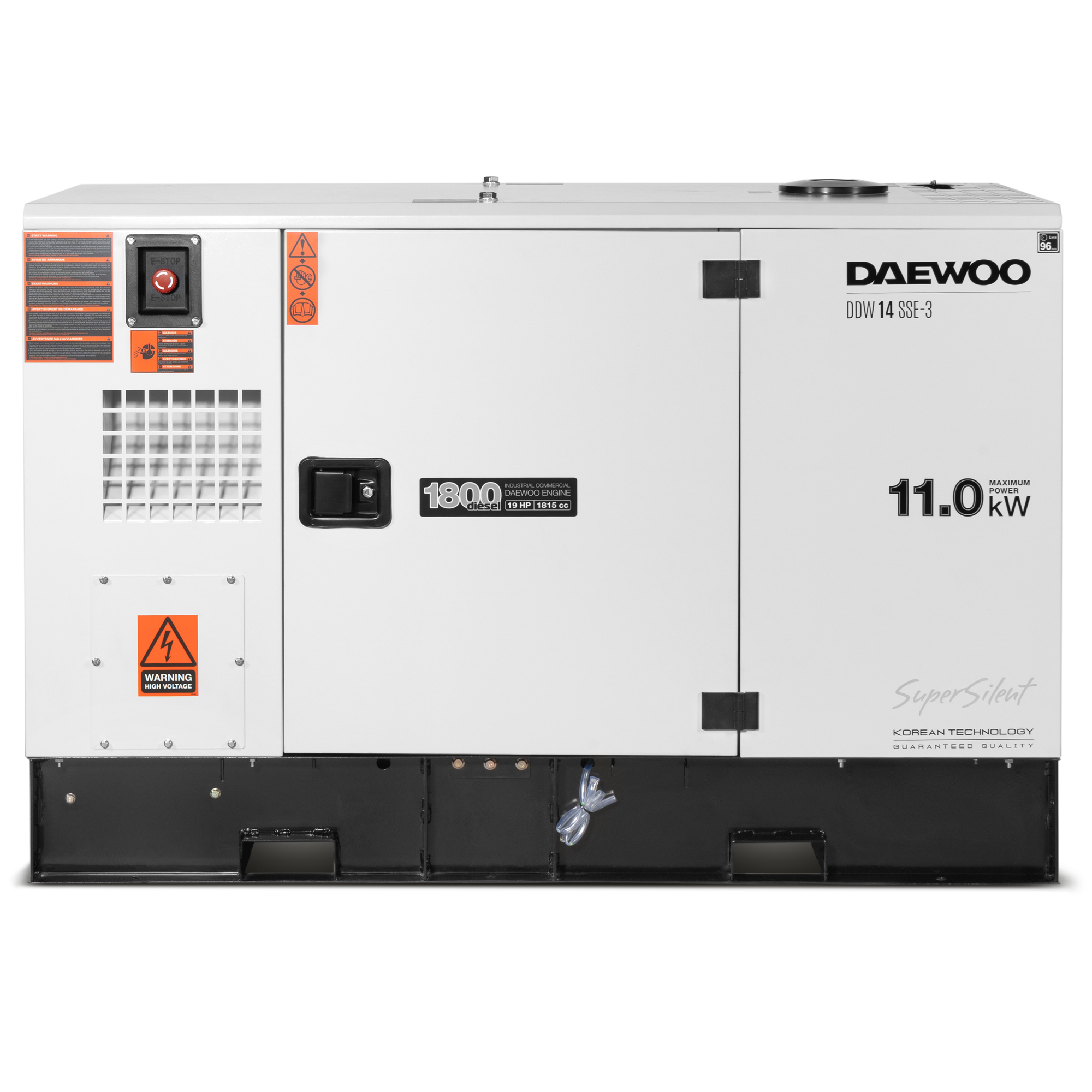Дизельный генератор DAEWOO DDW 14 SSE-3 купить по цене 659 990 ₽ в интернет магазине ТЕХСАД
