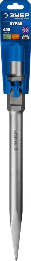 ЗУБР 400 мм, HEX 30, зубило пикообразное 29375-00-400 Профессионал купить по цене 2 060 ₽ в интернет магазине ТЕХСАД