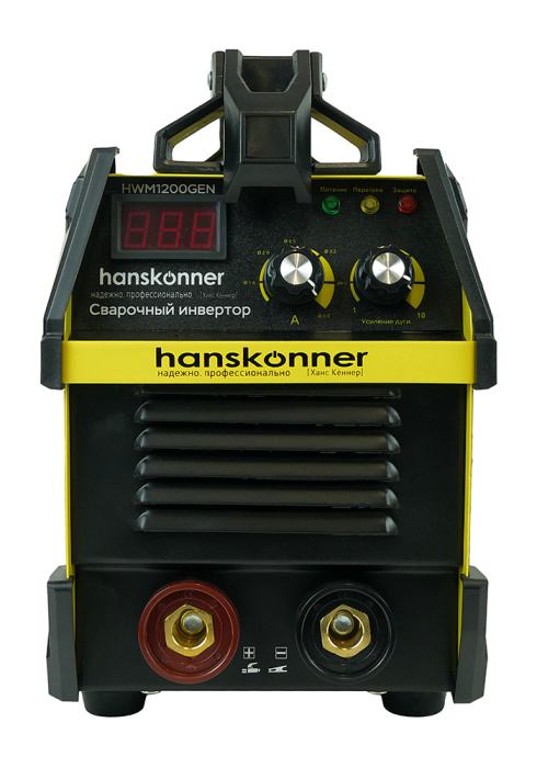 Сварочный инвертор Hanskonner HWM1200GEN купить по цене 16&nbsp;450 ₽ в интернет магазине ТЕХСАД