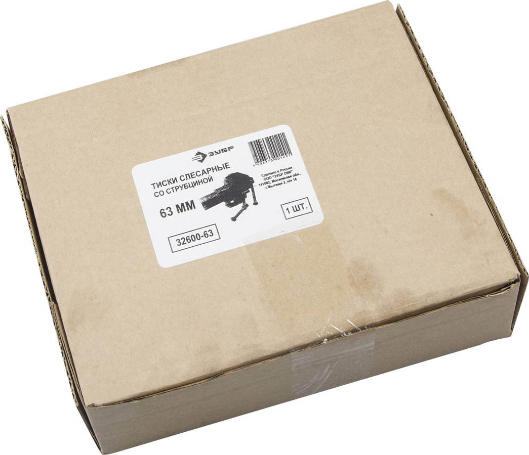 ЗУБР 63 мм, тиски слесарные со струбциной 32600-63 Эксперт купить по цене 3 000 ₽ в интернет магазине ТЕХСАД