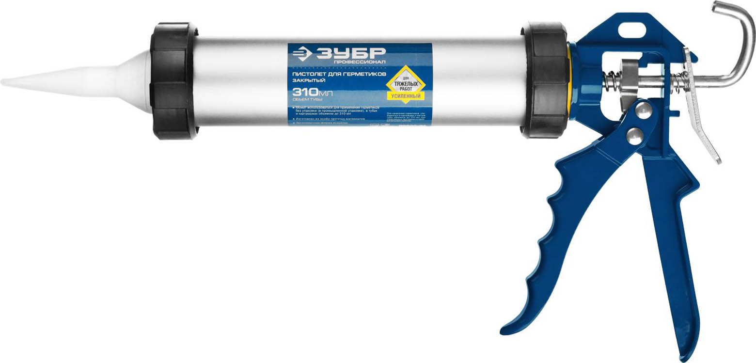 ЗУБР 310 мл, закрытый, алюминиевый корпус, пистолет для герметика 06633-31 купить по цене 1 010 ₽ в интернет магазине ТЕХСАД