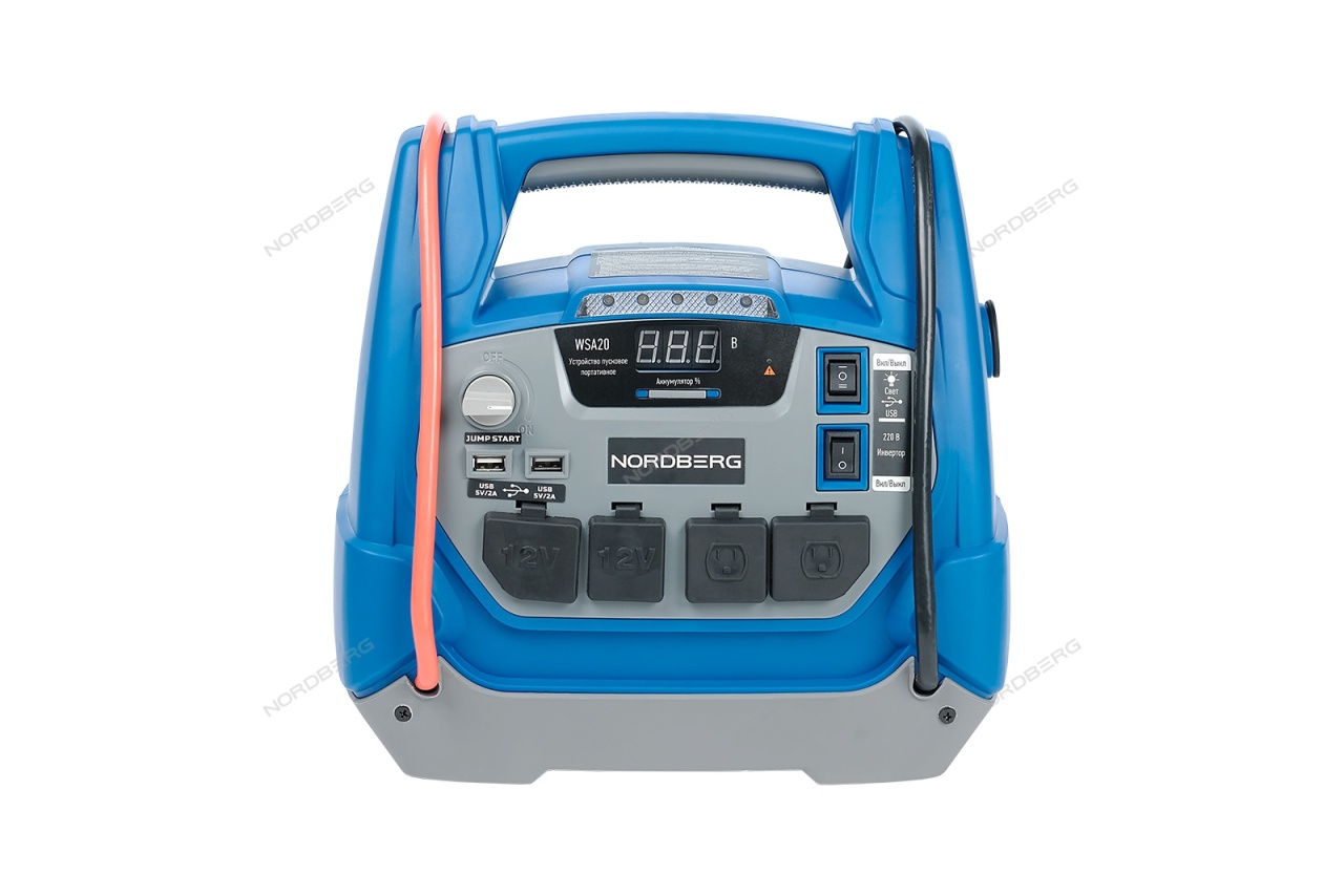 Устройство пуско-зарядное, 1250 А NORDBERG WSA20 купить по цене 14&nbsp;698 ₽ в интернет магазине ТЕХСАД