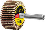STAYER P60, 30х15 мм, круг шлифовальный лепестковый на шпильке 36606-060 купить по цене 90 ₽ в интернет магазине ТЕХСАД