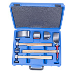 Набор рихтовочных молотков и поддержек, 7 предметов KING TONY 9CF-207 купить по цене 19 200 ₽ в интернет магазине ТЕХСАД