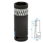 Головка торцевая ударная глубокая 1/2'', 22 мм, тонкостенная KING TONY 441522M купить по цене 760 ₽ в интернет магазине ТЕХСАД