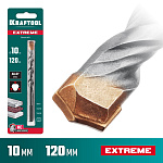 KRAFTOOL 10 х 120 мм, 3-х гранный хвостовик, сверло по бетону EXTREME 29166-120-10 купить по цене 310 ₽ в интернет магазине ТЕХСАД