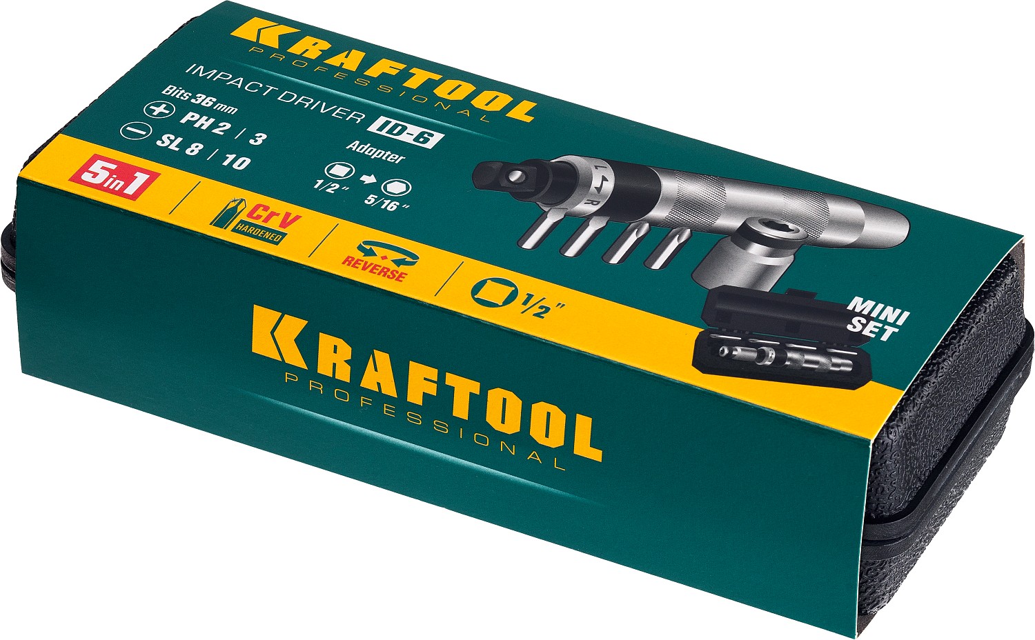 KRAFTOOL 6 предм., отвёртка ударно-поворотная в наборе с битами ID-6 25555 KRAFTOOL 6 предм., отвёртка ударно-поворотная в наборе с битами ID-6 25555 купить по цене 2 260 ₽ в интернет магазине ТЕХСАД