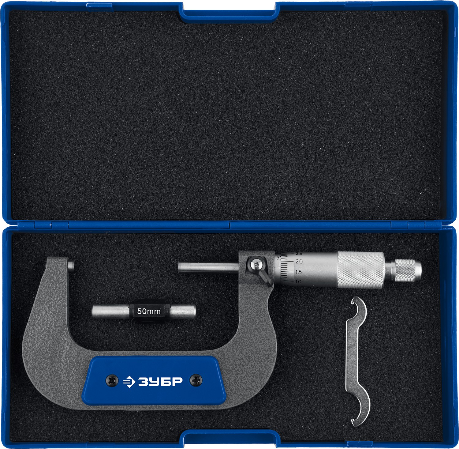 ЗУБР 50-75 мм, микрометр механический МК 75 34480-75_z02 Профессионал купить по цене 3 560 ₽ в интернет магазине ТЕХСАД