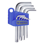 Набор Г-образных шестигранников 1/16''-3/8'', дюймовые, короткие, 9 предметов KING TONY 20219SR купить по цене 1 110 ₽ в интернет магазине ТЕХСАД