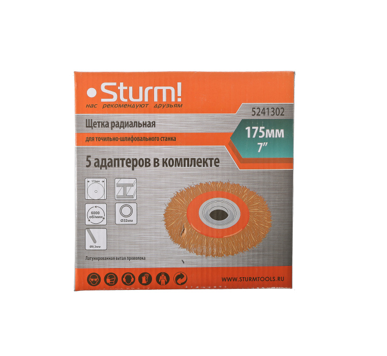 Корщетка Sturm! 5241302 купить по цене 550 ₽ в интернет магазине ТЕХСАД