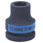 Головка торцевая ударная шестигранная 3/4'', 17 мм KING TONY 653517M Головка торцевая ударная шестигранная 3/4'', 17 мм KING TONY 653517M купить по цене 960 ₽ в интернет магазине ТЕХСАД