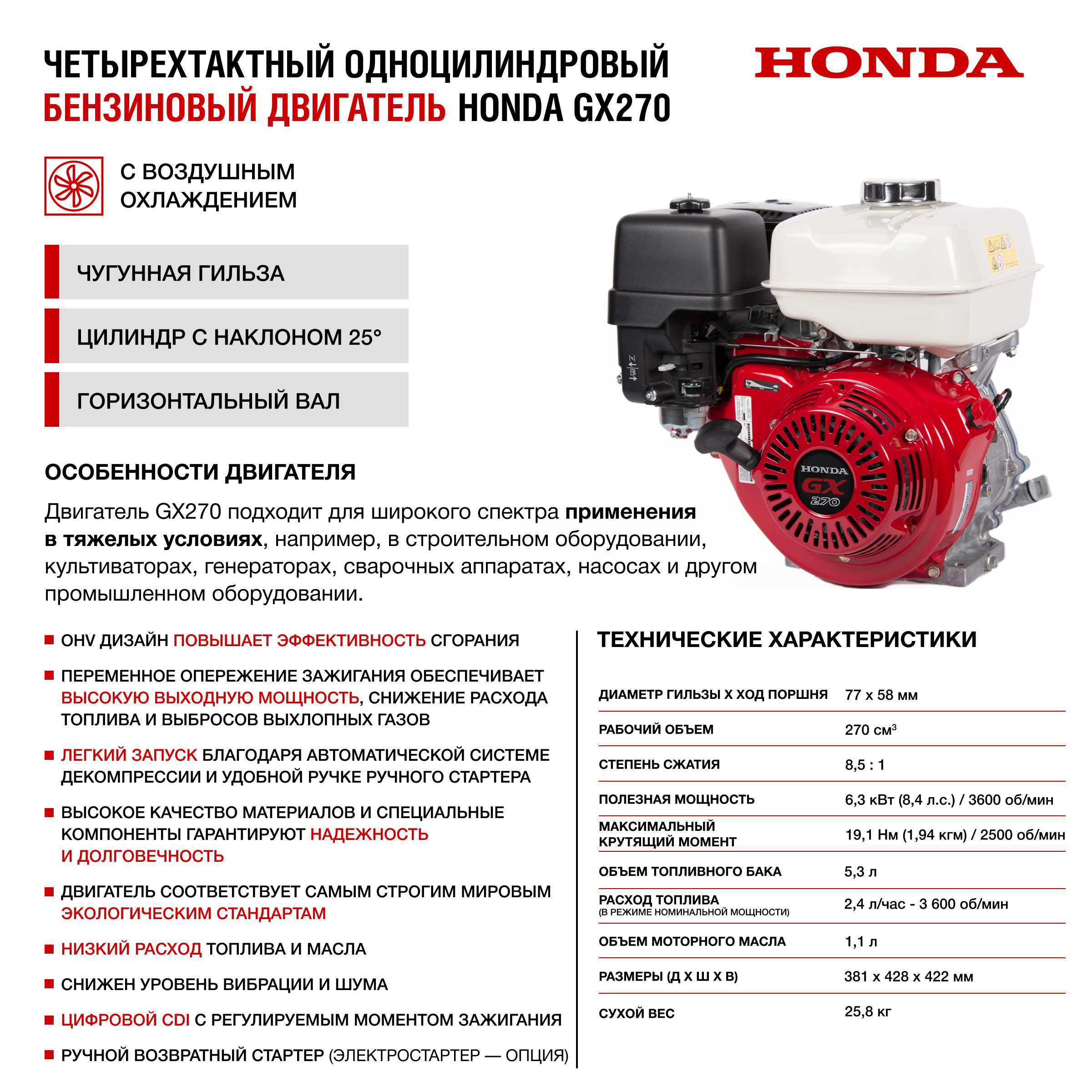 Мотопомпа HND WP40X2C (с двигателем Honda) купить по цене 68&nbsp;900 ₽ в интернет магазине ТЕХСАД