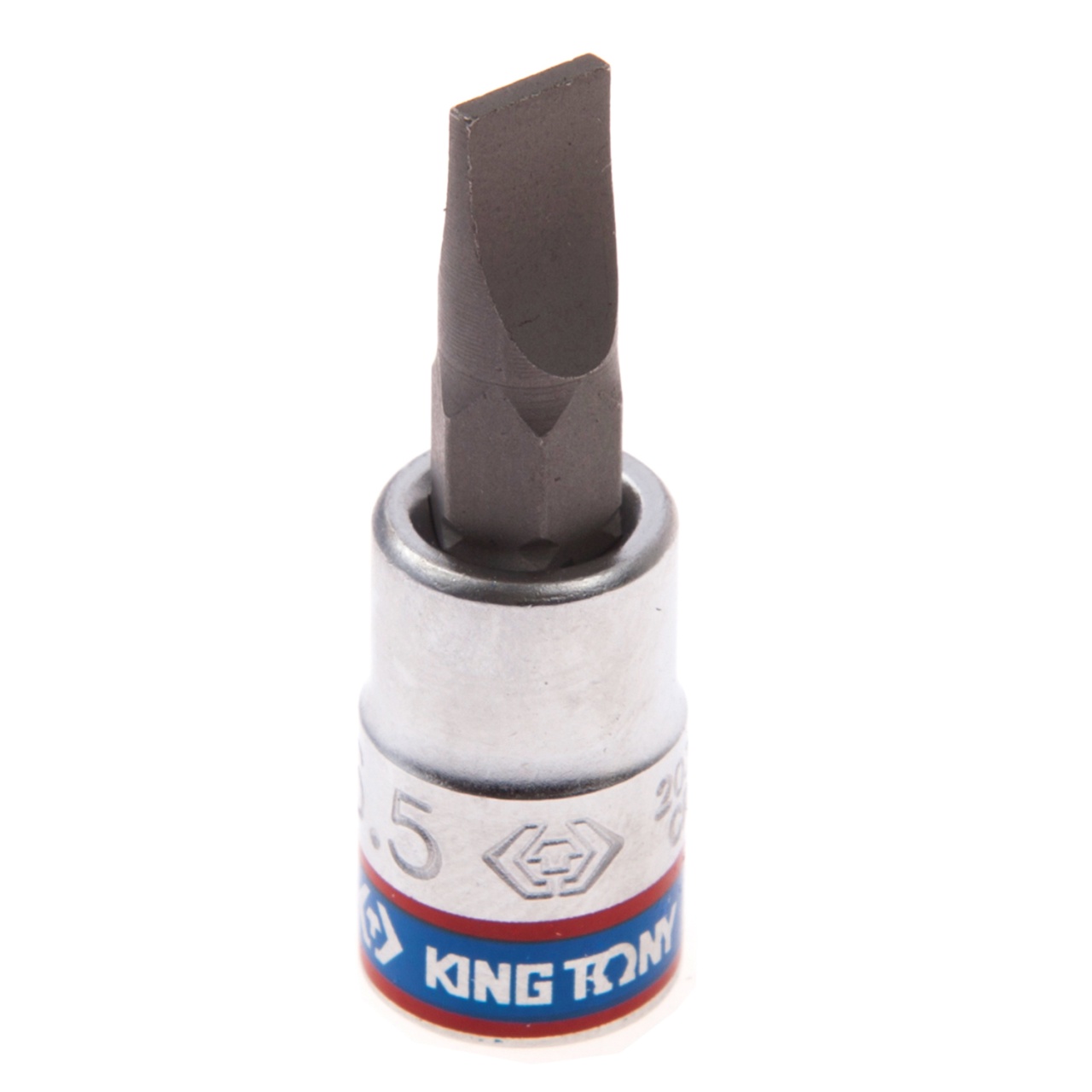 Насадка (бита) торцевая 1/4'', Slotted, 5,5х1,0 мм, L = 37 мм KING TONY 203255 Насадка (бита) торцевая 1/4'', Slotted, 5,5х1,0 мм, L = 37 мм KING TONY 203255 купить по цене 130 ₽ в интернет магазине ТЕХСАД